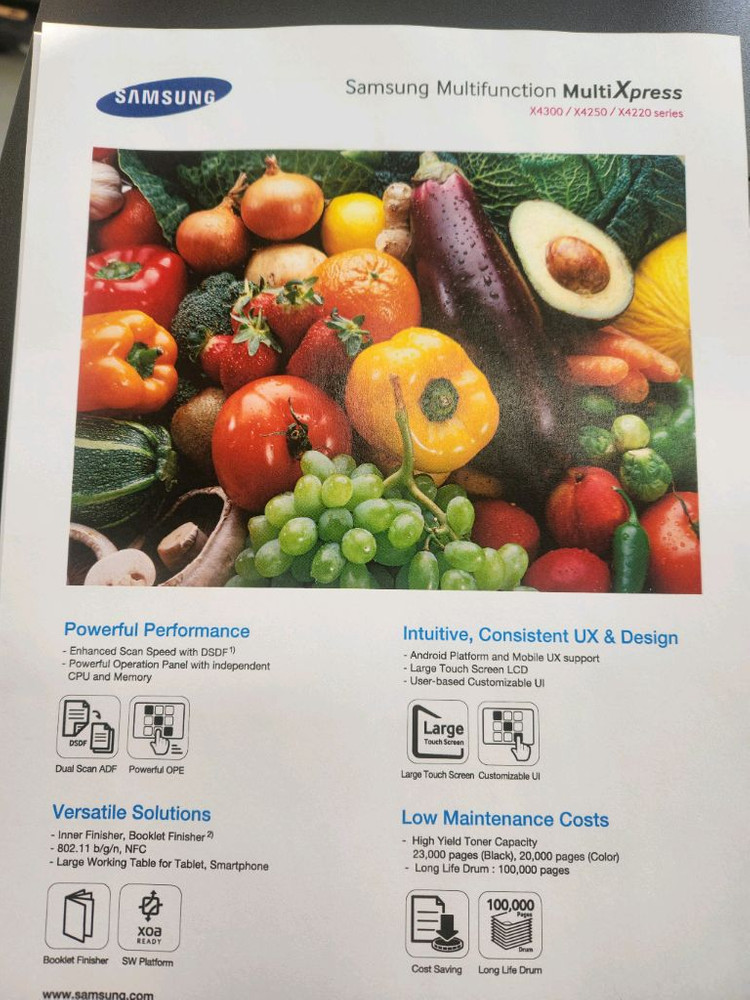 삼성 A3컬러레이저복합기 SL-X401LX--3