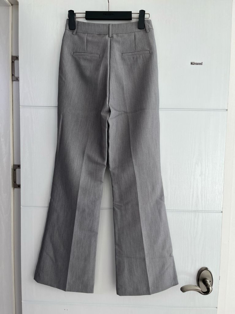 (S) 롱 부츠컷 슬랙스 그레이 새상품 이미지