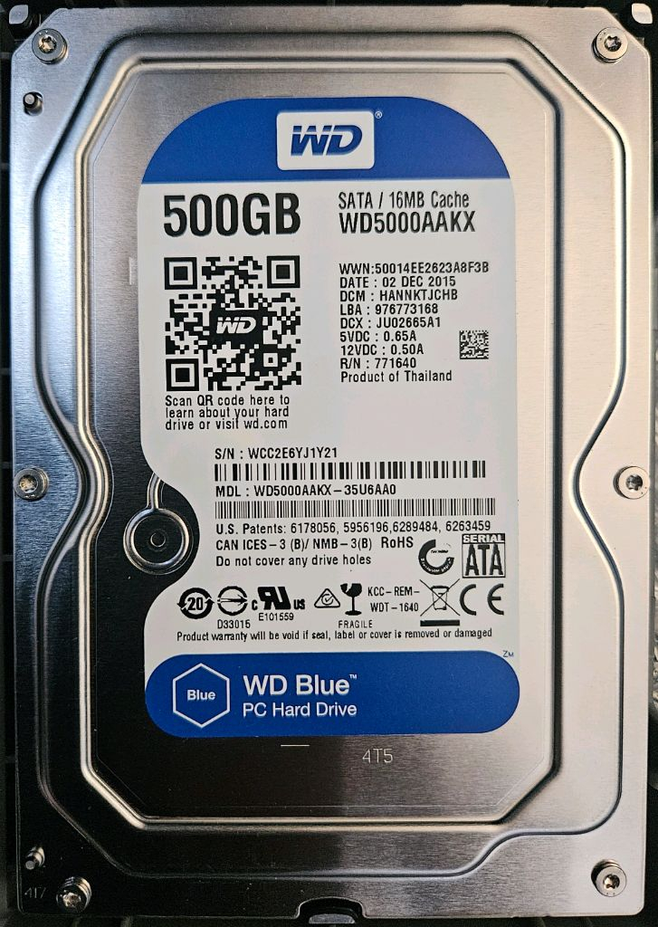 3.5인치 하드디스크 팝니다. 640GB, 500GB, 320GB, 160GB--1