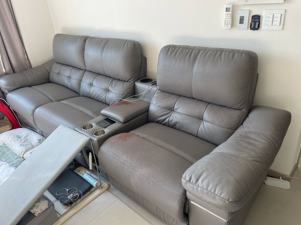 리클라이너 전동 쇼파--1
