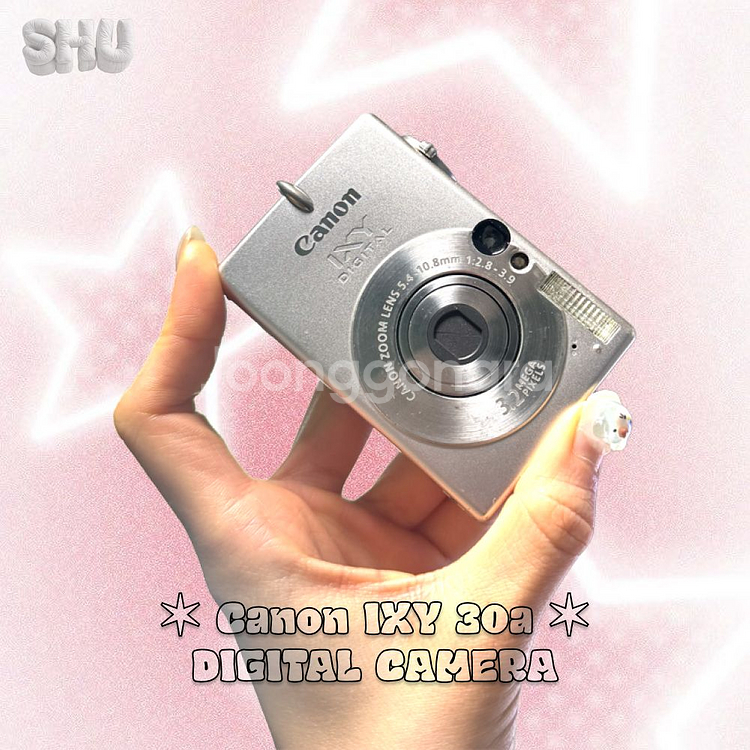 캐논 익시 ixy 30a 빈티지 디카 실버--1