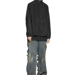 [M]발렌시아가 미니멀 로고 트랙 자켓 블랙 바람막이 이미지