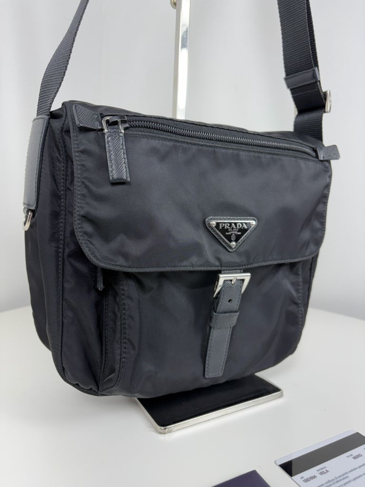 프라다 1BD994 리나일론 사피아노 크로스백 메신저백--1