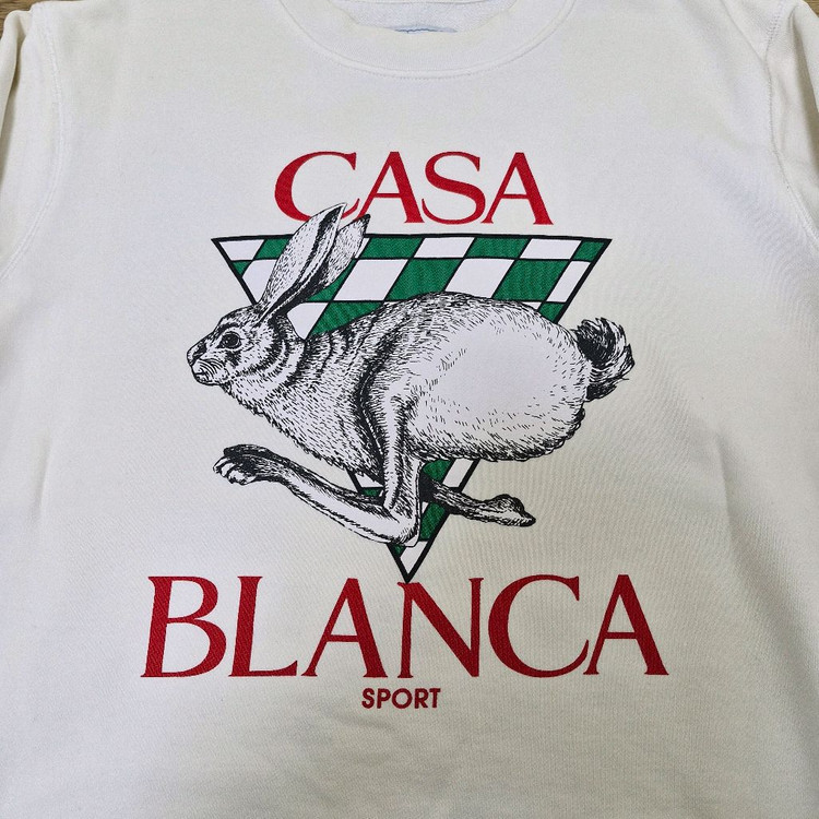 [XL] 카사블랑카 AW21 토끼 스웻셔츠--1