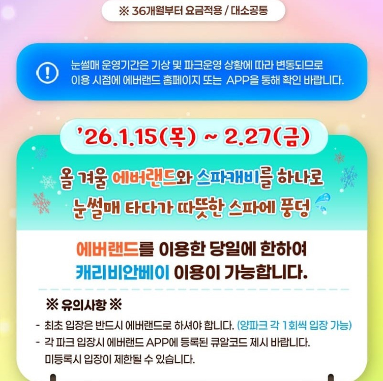 에버랜드에 입장권으로 판매합니다--1