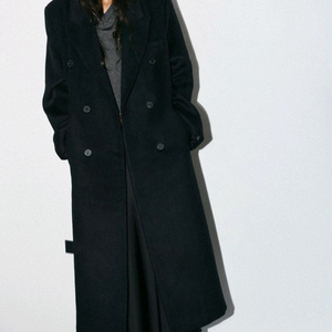 자라 엑스트라 롱 울 혼방 코트 xs 새상품