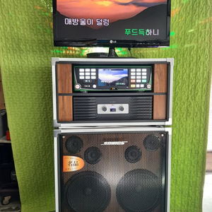태진 금영 고급형 이동식 노래방기계 펜션