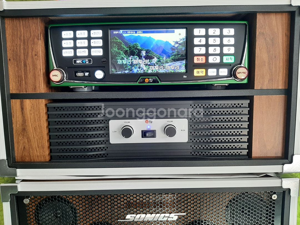 태진 금영 고급형 이동식 노래방기계 펜션--2