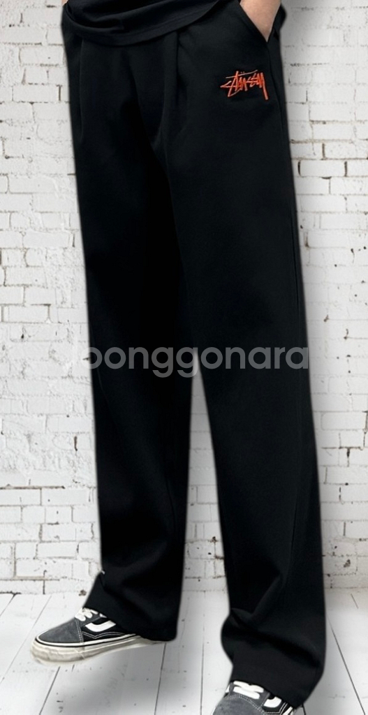 스투시 스트릿 일자 바지--2