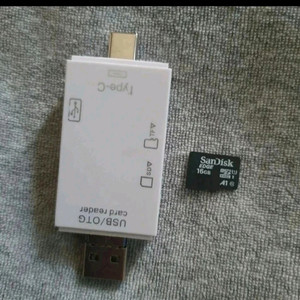 카드리더기+sd카드16기가