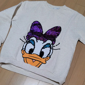 자라 키즈 데이지덕 스팽글 맨투맨 152cm