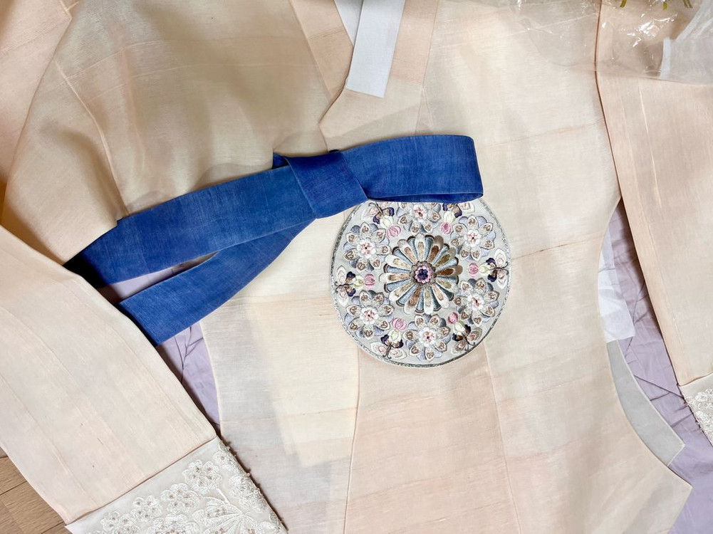 숙현 신부 한복 당의 한복 일체--1