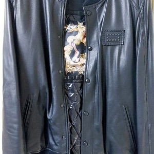 필립플레인 가죽쟈켓