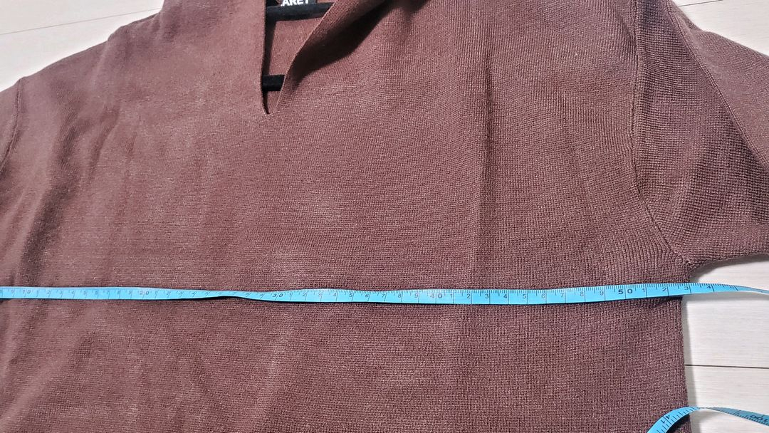 후드니트-롱원피스(브라운)--2