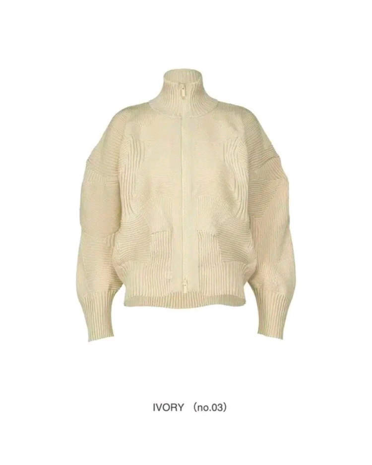 이세이미야케 코네코네 집업 가디건,플리츠플리즈 ~--2