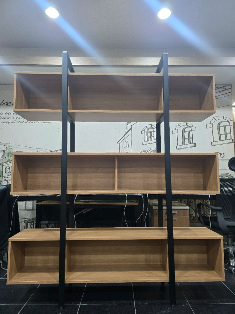 디자인 3단 선반장 이미지