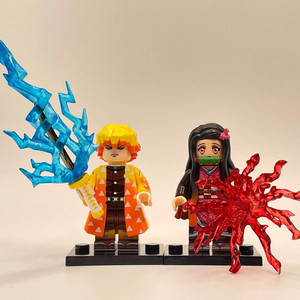 레고(호환)커스텀 귀멸의 칼날 피규어 2종
