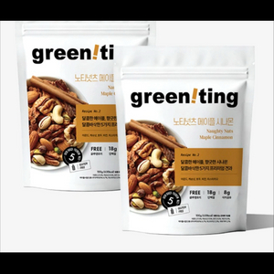그리니팅 노티넛츠 메이플 시나몬 미개봉 새상품