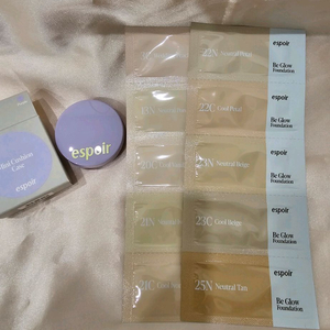 에스쁘아 미니쿠션케이스 + 샘플