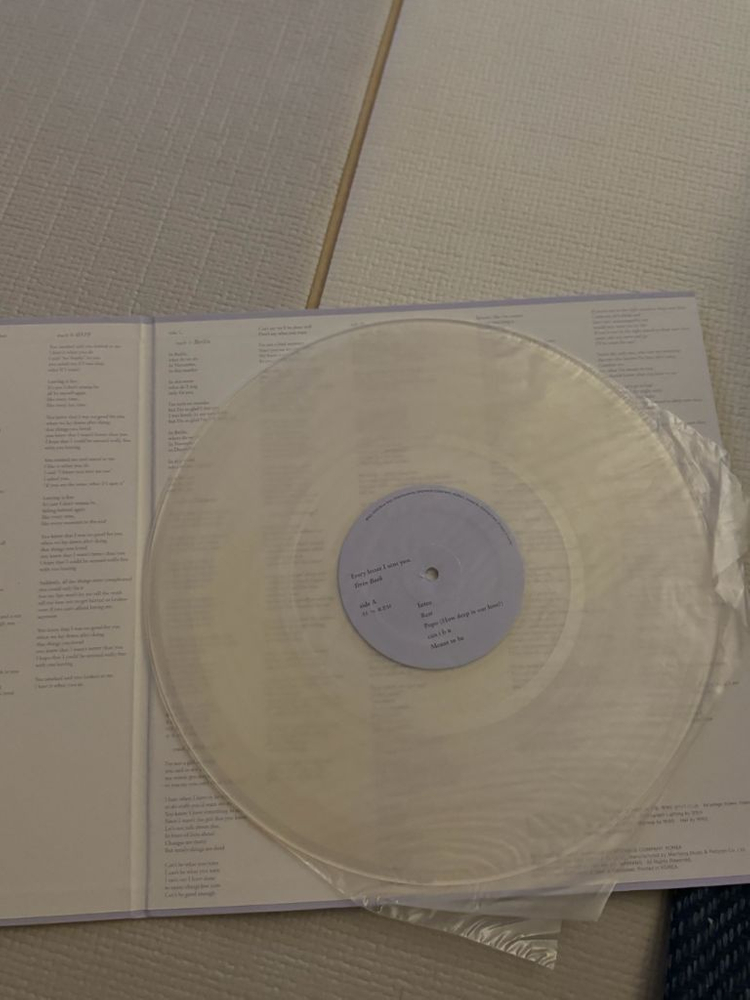 백예린 lp 최상급 청음5회미만 이미지