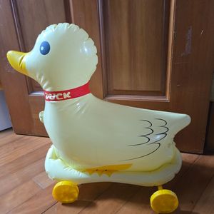 끌고다니는 오리 풍선 장난감