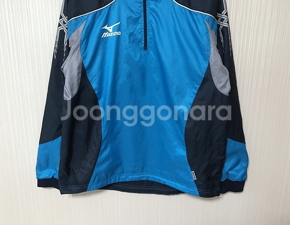 미즈노 브레스써모 반집업 풀오버웜업/바람막이/트레이닝탑 M--2