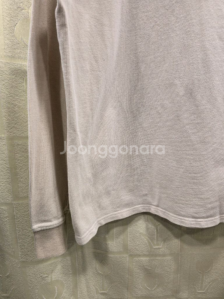 바버 헨리넥 긴팔 기모 티셔츠 XL(105)--3