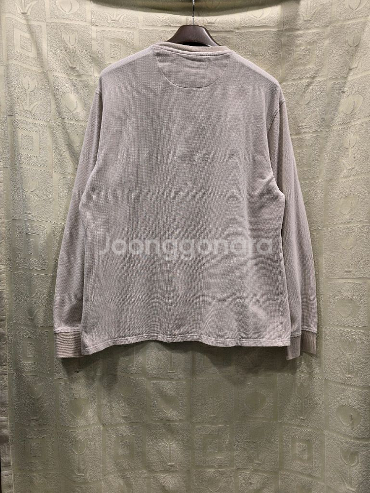 바버 헨리넥 긴팔 기모 티셔츠 XL(105)--4