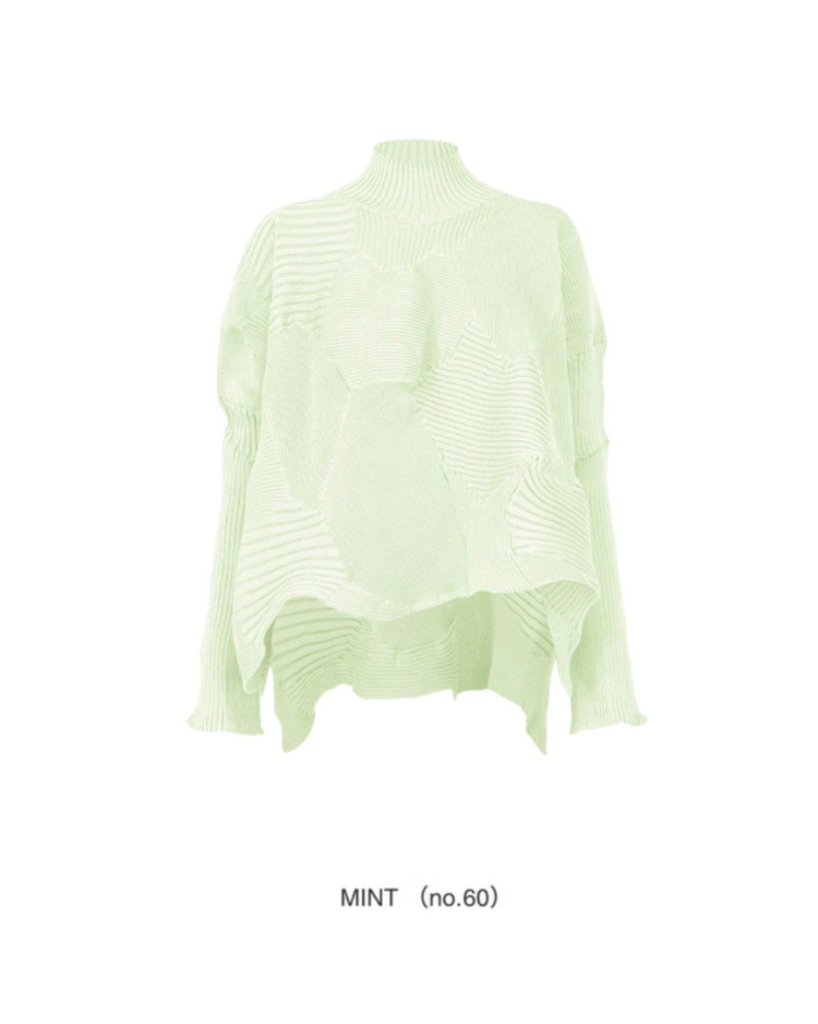 마츠야 한정)이세이미야케 코네코네 탑 &해칭 스커트,플리츠플리즈--5