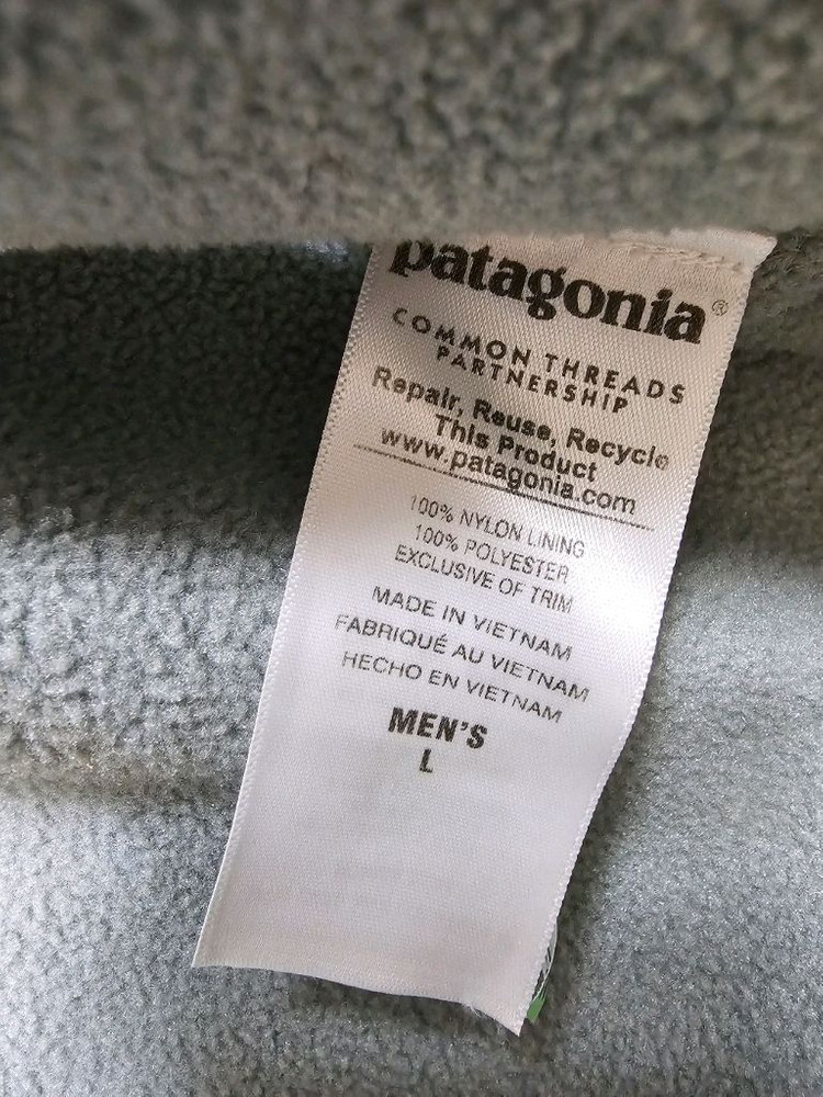 파타고니아 쉘드 신칠라 봄버자켓 L--4