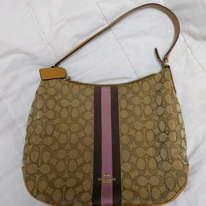 코치가방 패브릭숄더백