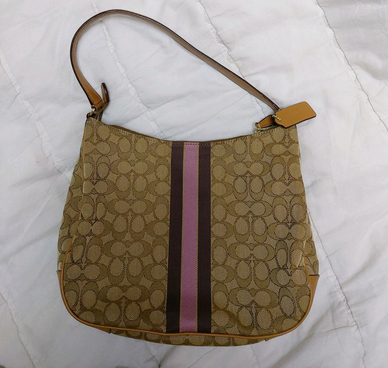 코치가방 패브릭숄더백--1