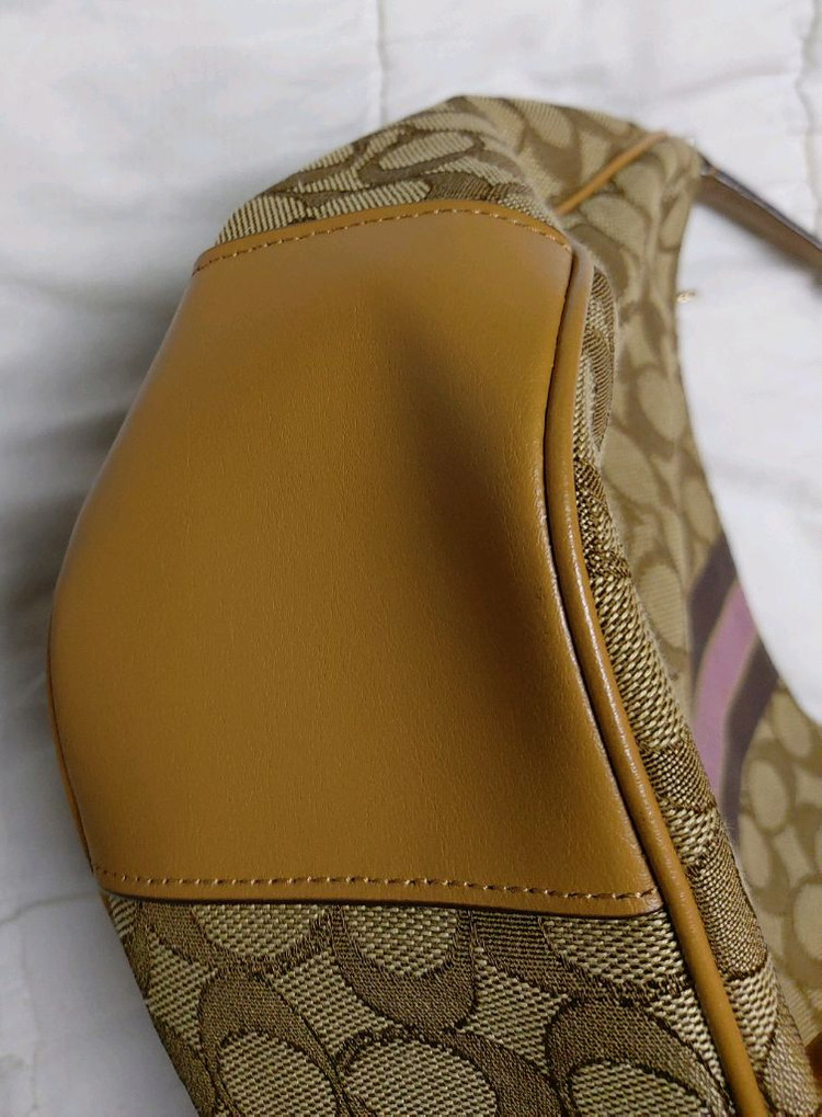 코치가방 패브릭숄더백--4