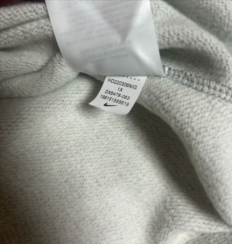 (정품) 나이키 기모 후드 원피스 XL--4