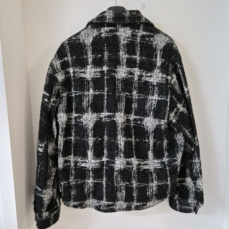 IRO BHUDY 부클 체크 트위드 셔츠자켓 S--4