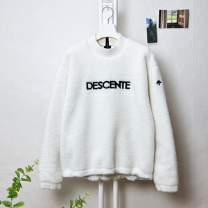 데상트 여성 뽀글이 플리스 풀오버