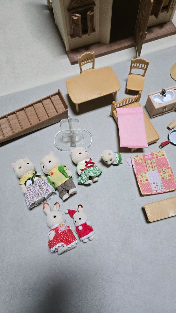 실바니안2층집/패밀리 인형/미미인형 <일괄>--4