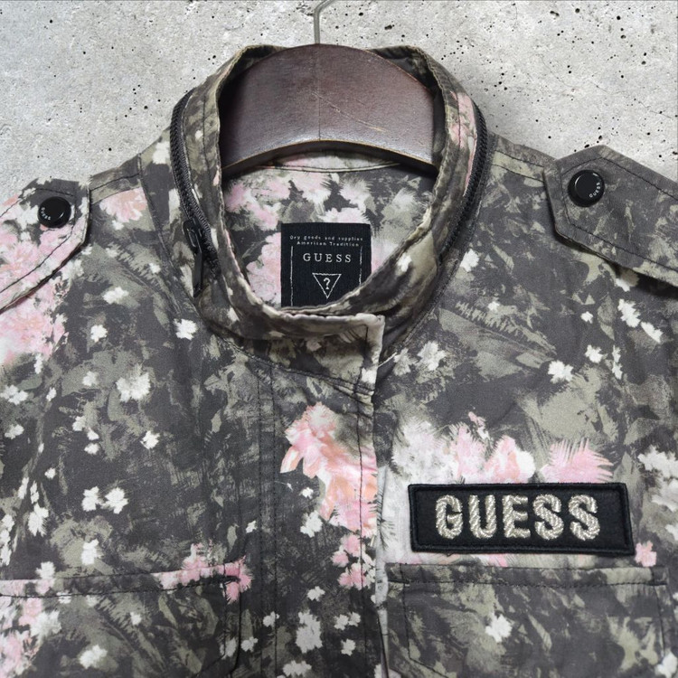 게스 체리블라썸 플라워 야상 자켓 (85/XS)--1