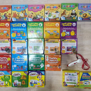 스콜라스틱 기초 리더스 25종 팝펜포함. 유명 영어 원서.