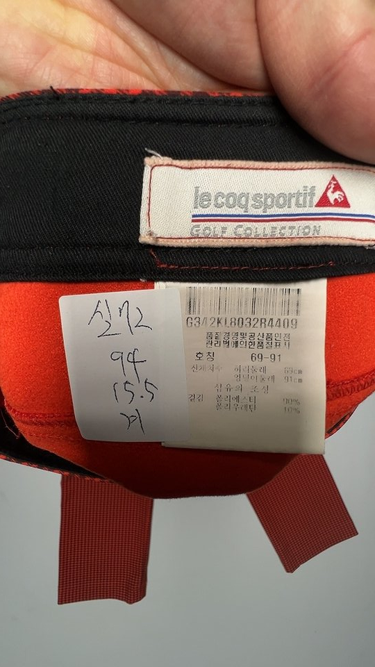 4874번 르꼬끄 [겨울] 여자 골프 바지 27 인치--2