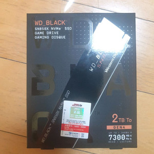 WD sn850x gen4 2tb 팝니다~ [미개봉 국내정발]