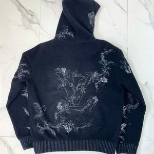 루이비통 엠브로이더드 LV 플리스 후드집업 자켓 XL 정품카드O 이미지