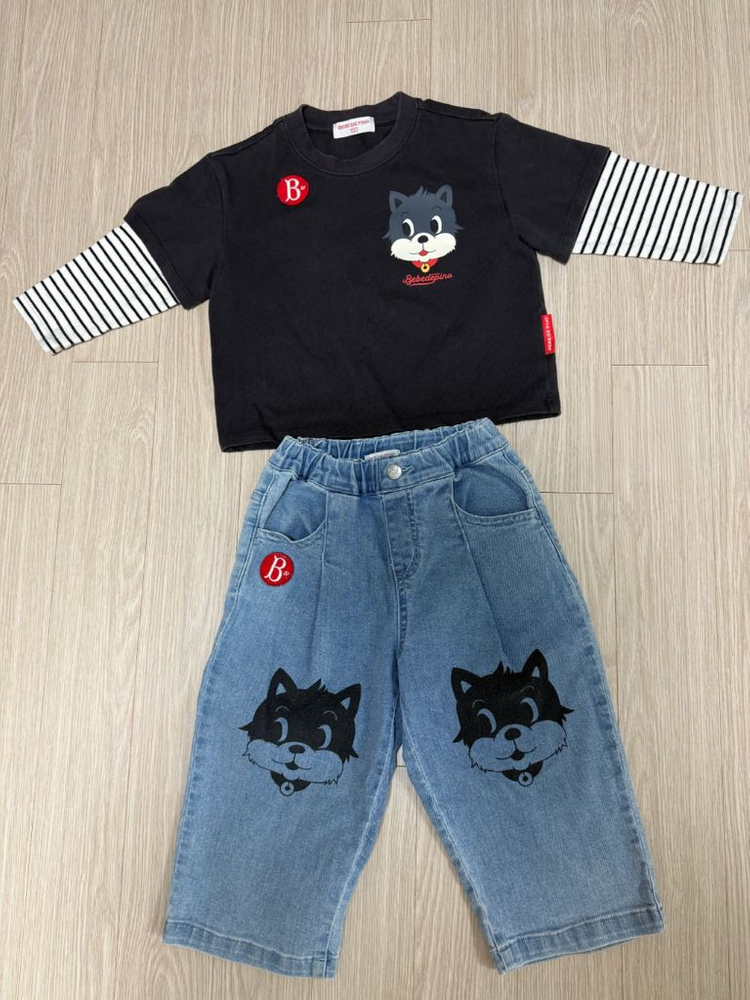 베베드피노 상하세트 100사이즈 일괄 이미지