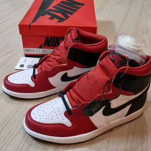 나이키 에어조던1 하이OG 사틴레드 우먼스275 나코텝 (CD0461-601)