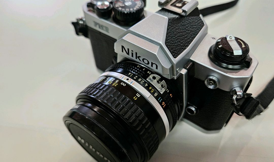 니콘 NIKON 필름카메라 FM2 수동필카 50mm F1.4 빈티지카메라--1