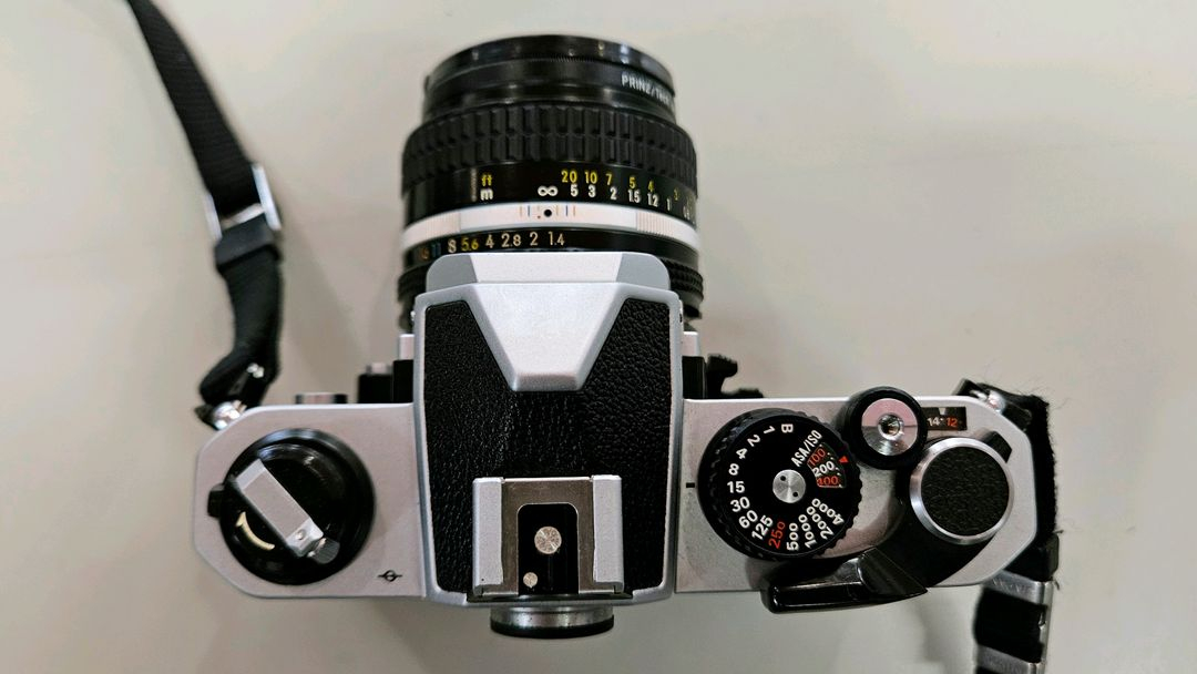 니콘 NIKON 필름카메라 FM2 수동필카 50mm F1.4 빈티지카메라--5