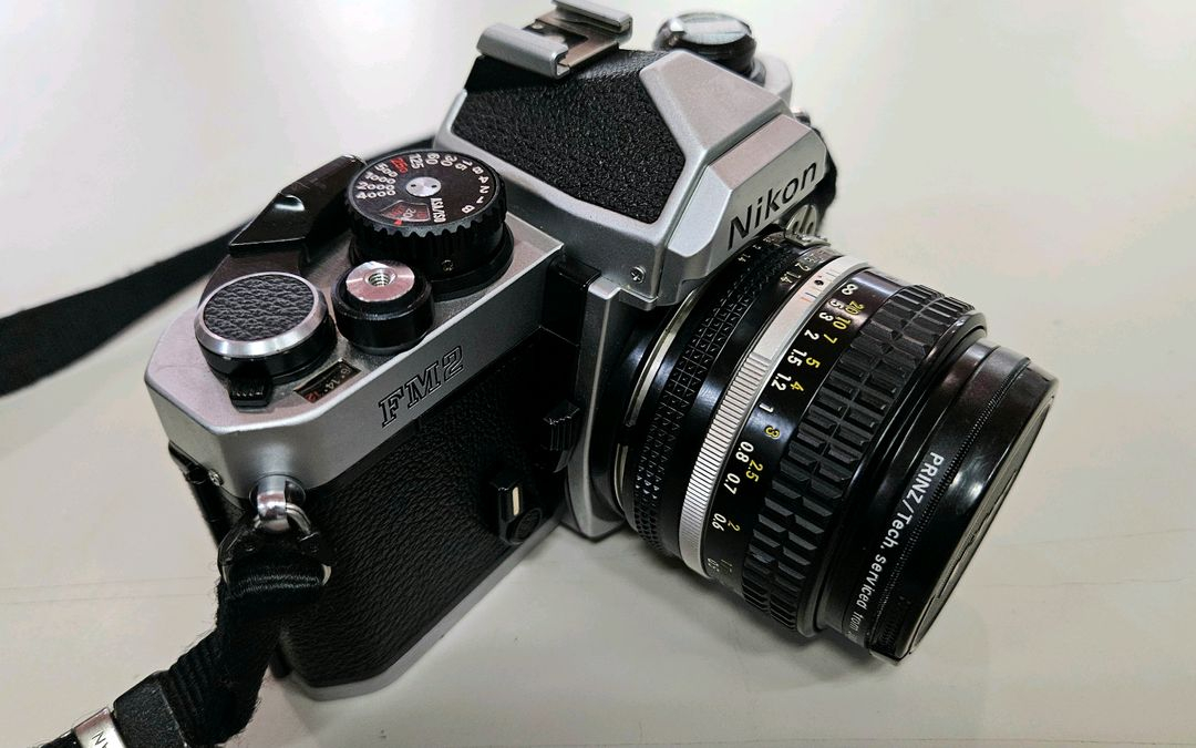 니콘 NIKON 필름카메라 FM2 수동필카 50mm F1.4 빈티지카메라--7