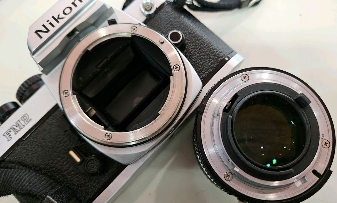니콘 NIKON 필름카메라 FM2 수동필카 50mm F1.4 빈티지카메라--8