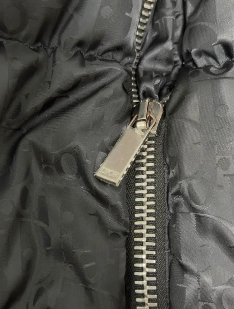 새상품 디올 오블리크 패딩 46 영수증O 블랙 이미지