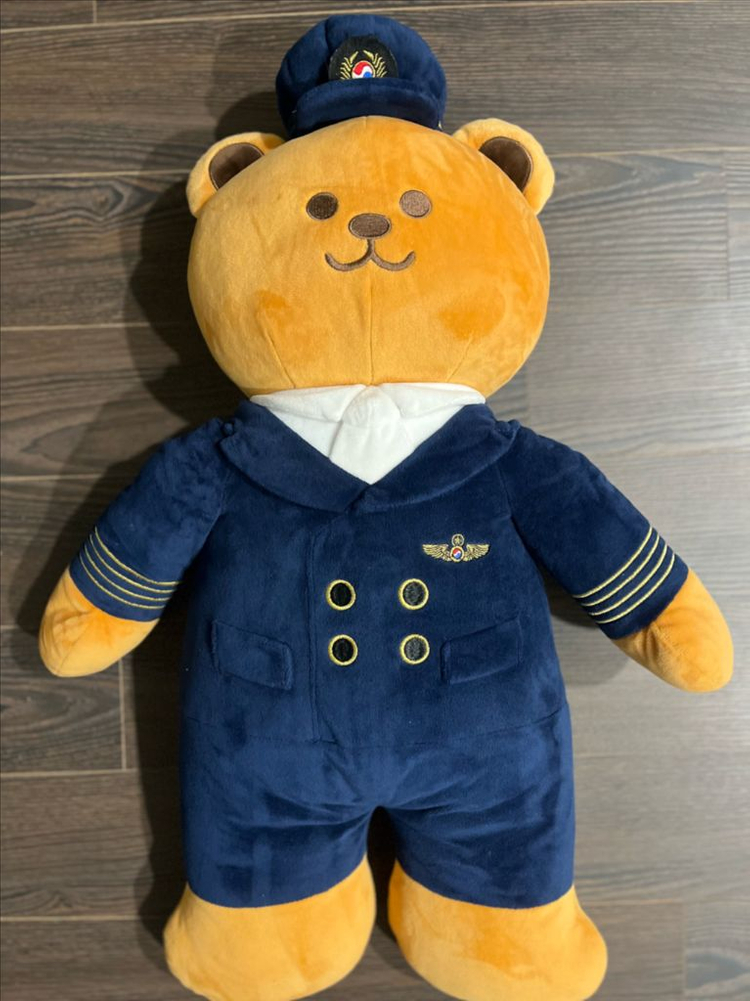 위글위글 x 대한항공 콜라보 기장 파일럿 인형 (내용물은 없음) 이미지